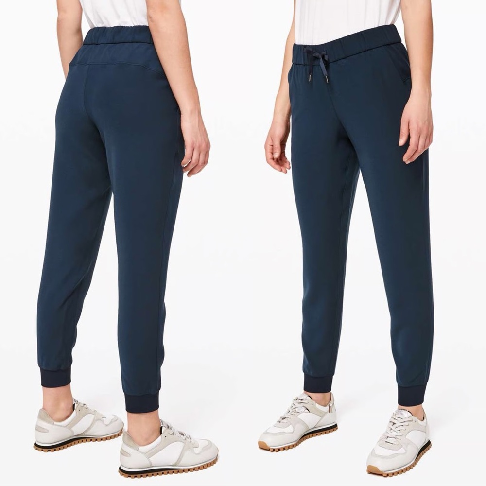 Lululemon On The Fly Navy Women's Jogger Pants, Size 0